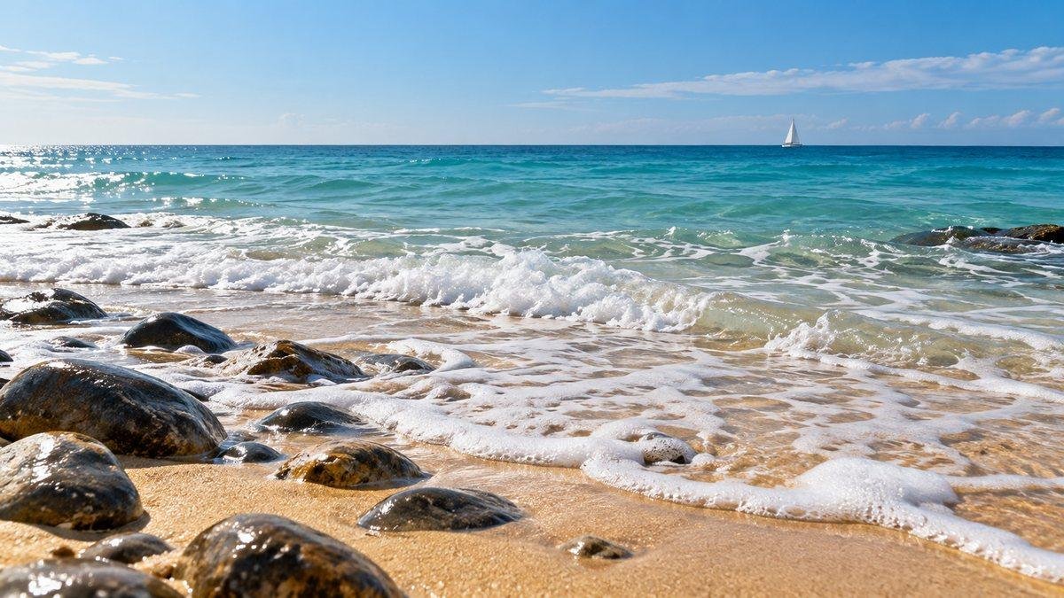 Хайнань &mdash; море и температура воды для пляжного отдыха у песчаного берега